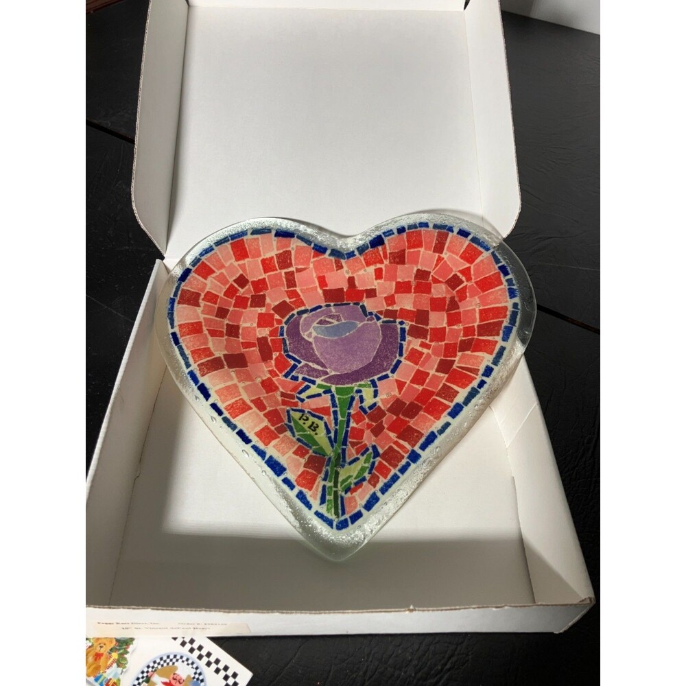 Very Rare Peggy Karr 10" St. Vincent dePaul Heart Plate Original Piece
